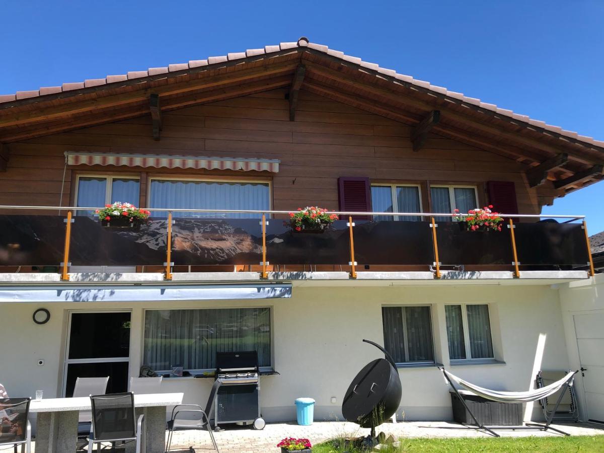 Chalet Aloa Apartment Adelboden Bagian luar foto